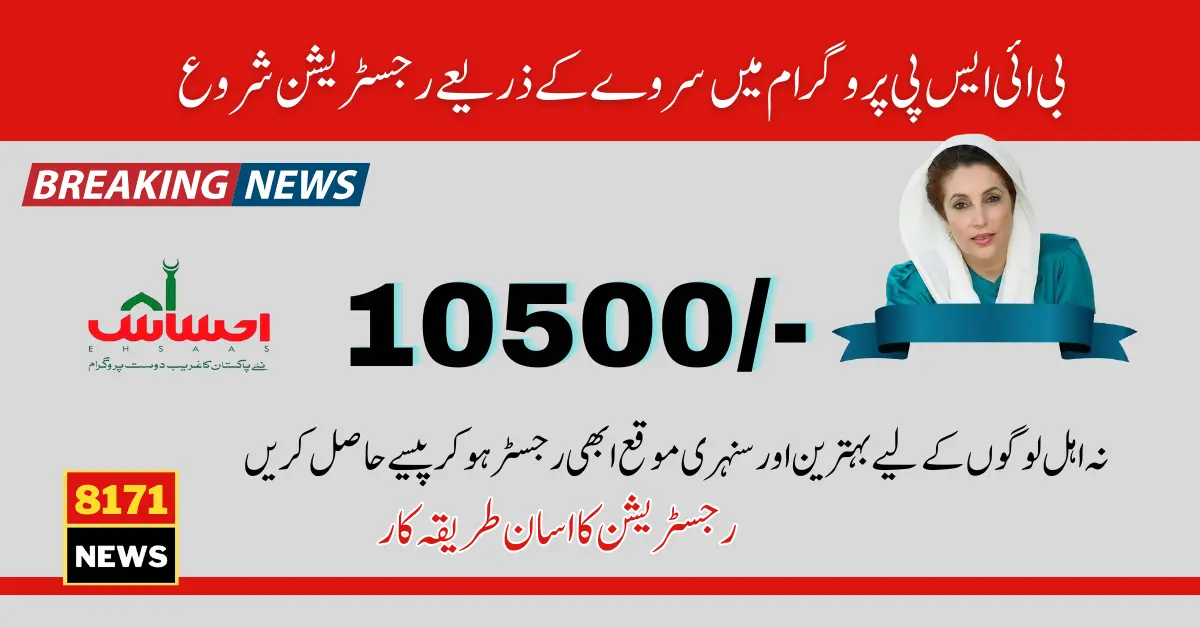 How To Complete BISP 10500 Registration Through NSER Survey