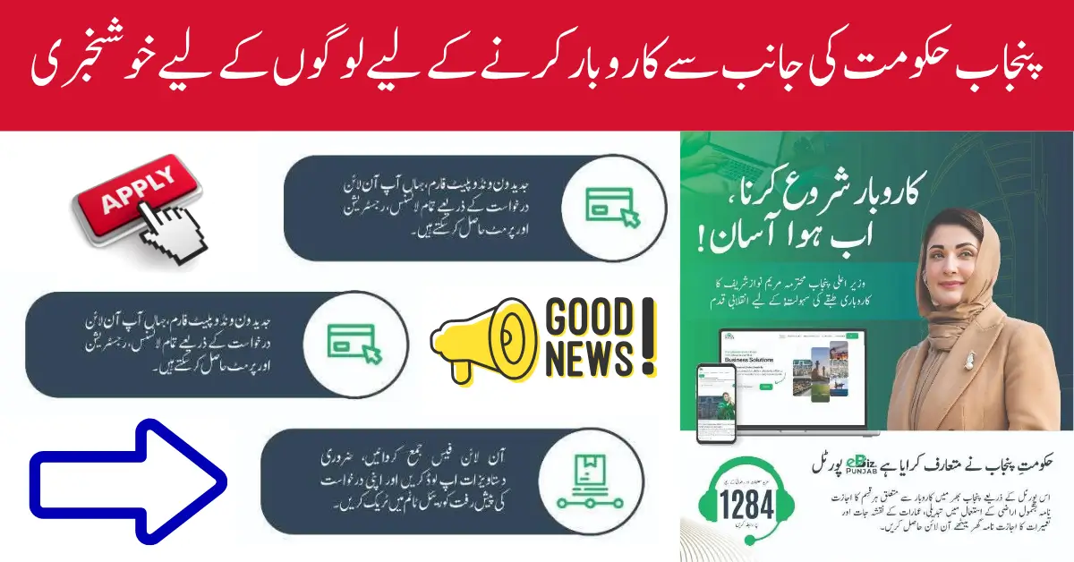 Punjab eBiz Portal Services List 2025 – Complete Guide to One Window Business Registration